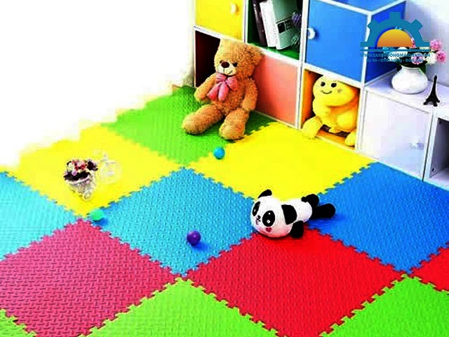 cách giặt thảm xốp
